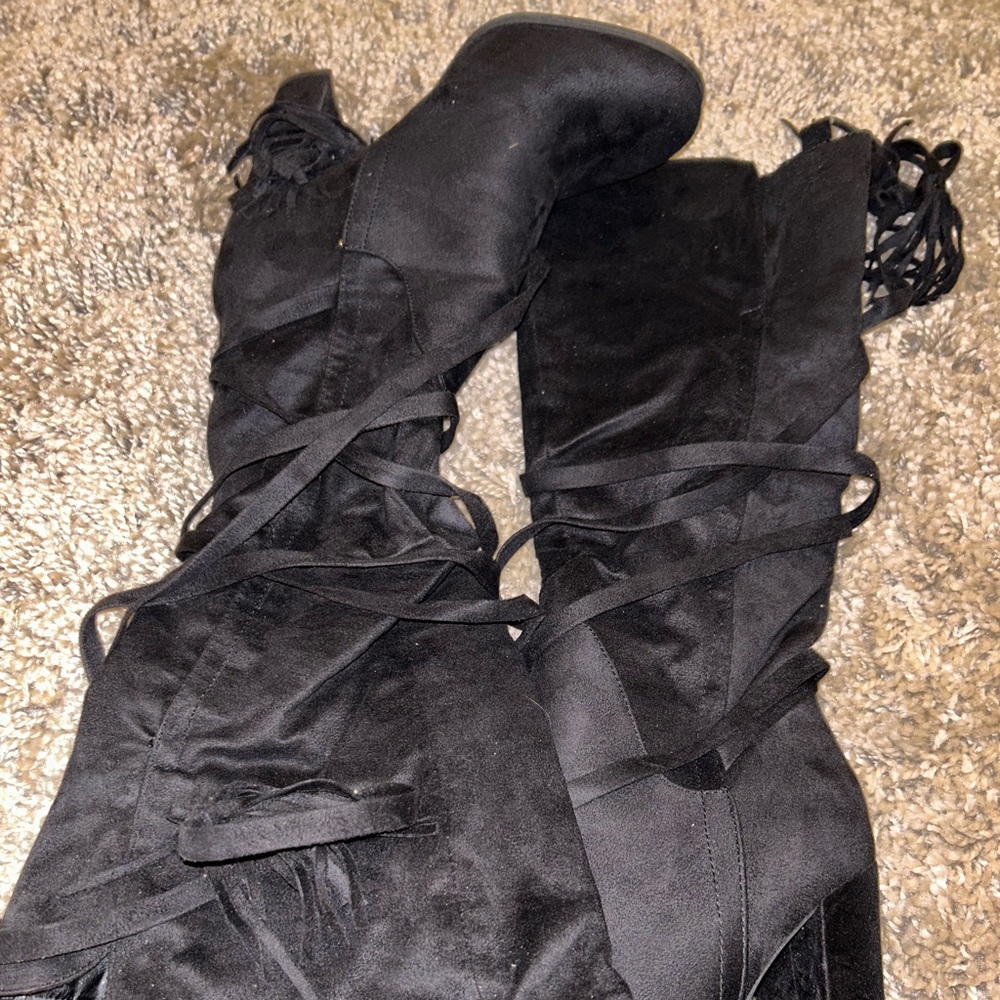Wild Diva Knee Boots-8.5